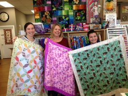 kirsten-mary-jane-and-lori-with-their-receiving-blankets