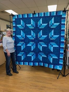 shirley huculak blue quilt