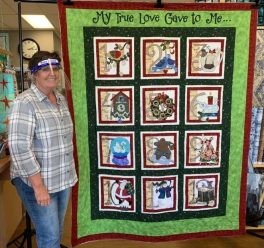 Donna Youd christmas quilt