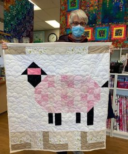 Betsy Hartwick baby girl quilt